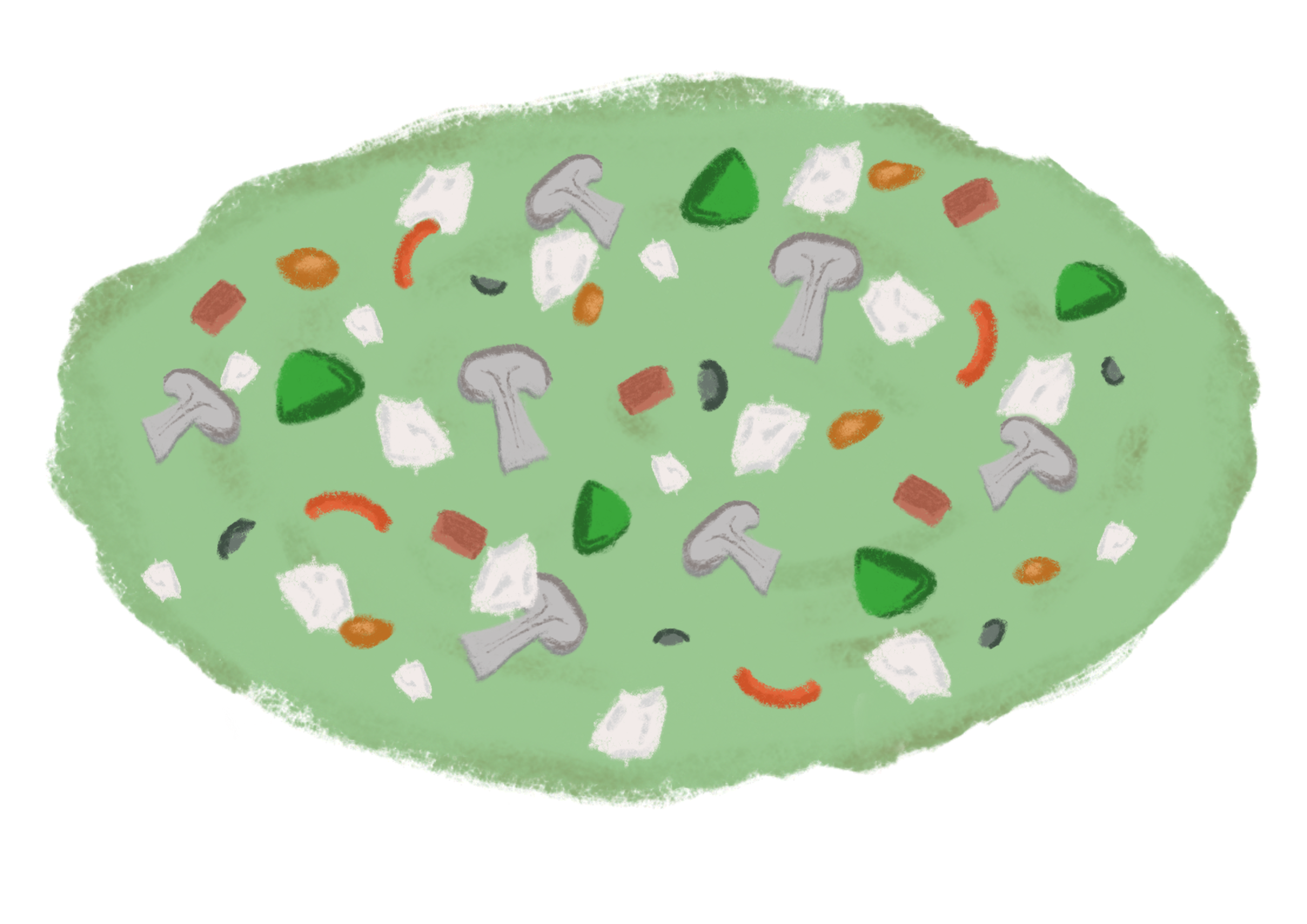Groene pannenkoek